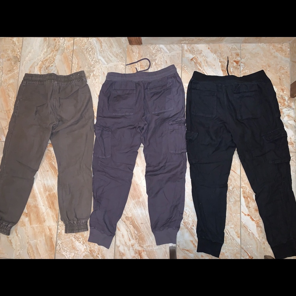 Bundle 3x Aritzia joggers, size 0, S, M